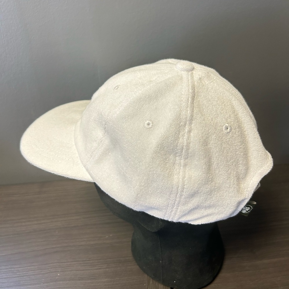 Howler Brothers NWT StrapBack Hat Sunset Palm White Terry Cloth Beach Resortwear - Picture 5 of 12